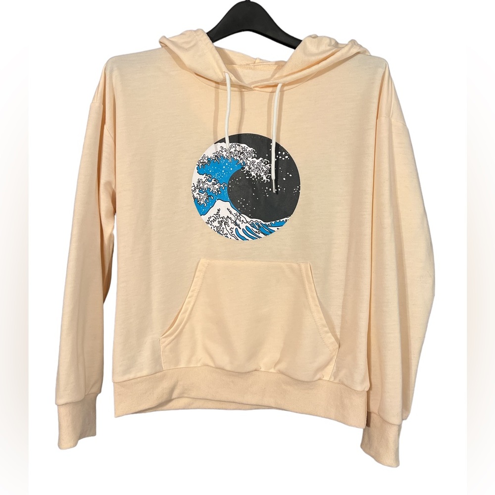 Japenese Wave Hoodie Women’s Small